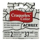 Tinta Craquele Acrilex Craquelex Kit 037 Ml 002 Un Branco 17602