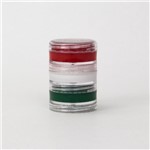 Tinta Cremosa com 3 Cores Vermelho, Branco e Verde - Color Make