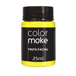 Tinta Facial Liquida Pote 25 Ml Amarelo - Color Make