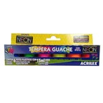 Tinta Guache 6 Cores Neon 15ml Acrilex