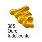 Tinta Óleo Acrilex 20ml - Cores Metálicas 385 - Ouro Iridescente