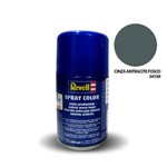 Tinta Revell Spray Plastimodelismo/bolha Cinza Antracite Fosco