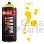 Tinta Spray Arte Urbana Colorgin 400 Ml Amarelo Sol - 915