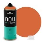 Tinta Spray Colorart Nou Colors para Grafiteiros - 400ml - Laranja Bahia