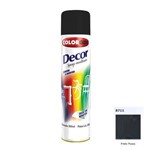 Tinta Spray Decor 8711 Preto Fosco 250gr Colorgin