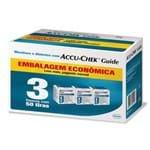Tiras Accu-chek Guide 3 Caixas com 50 Unidades Cada Embalagem Econômica
