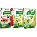 Tisana Chá Kit com 3 Sabores Amora, Uva Verde e Limão - Maxinutri