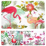 Toalha Americano de Plastico Flamingo Estampa Sortidas 42x27 5cm