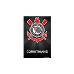 Toalha Corinthians Veludo 62510 - Bouton - Preto