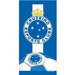 Toalha de Banho Bouton Veludo Times Cruzeiro