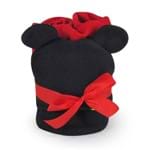 Toalha de Banho com Capuz Mouse Menino - Vermelho e Preto - Arca dos Bichos