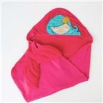 Toalha de Banho com Capuz Sereia Alana - Pink - Zip Toys