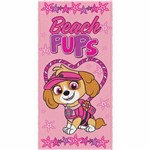 Toalha de Banho Infantil Patrulha Canina Beach Pups Felpuda