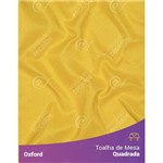 Toalha de Mesa Quadrada em Oxford Amarelo Ouro