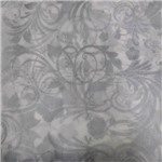 Toalha Estampada Retangular Tnt Floral Cinza 1,40x2,20m