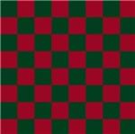 Toalha Perolada 78x78 Xadrez Vermelha/Verde Toalha Perolada Quadrada 78x78 Cm Xadrez Vermelha com Verde - 10 Unidades