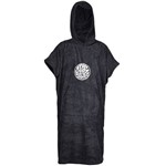 Toalha Poncho Rip Curl Wet as Hooded Black