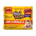 Toalha Umedecida Piquitucho Premium Leve 4 Pague 3 com 4 Pacotes de 60 Unidades Cada