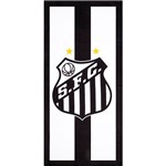 Toalha Velour Time Futebol Santos 0,76X1,52 M Desenho 07 - Dohler