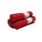 Toalha Vermelha de Banho para Sublimação Vermelha Unidade
