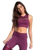 Top Cropped Extreme Roxo Sublime P