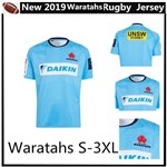 Top Quality Novo 2019 2020 Waratahs Rugby Jersey Ceu Azul Camisa de Secagem Rapida Rugby Jerseys Tamanho S-3xl