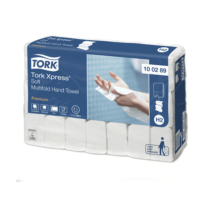 Tork Premium Toalha Interfolhada 21 Pacotes de 150 Folhas Duplas