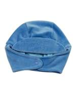 Touca Bebê Plush com Protetor de Orelhinha - Azul M