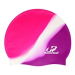 Touca Silicone Hammerhead Lisa Multicor / Violeta-Bco-Pink