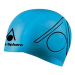 Touca Silicone Triathlon Azul/preta Aqua Sphere