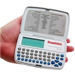 Tradutor Eletrônico Franklin TG-115 com 8 Línguas com Agenda, Calculadora e Conversor Métrico e Moed
