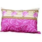 Travesseiro Casa Dona Fibra Siliconada Pe Estampado Rosa