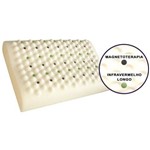 Travesseiro Magnético Latex Sintético Anatômico Kenko Premium