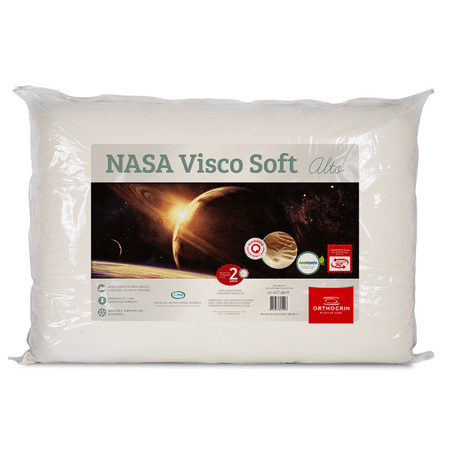 Travesseiro NASA Visco Soft Alto Alto (48X68X15)