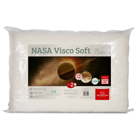 Travesseiro NASA Visco Soft Basic Basic (45X65X10)