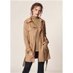TRENCH COAT SUEDE Camel - G