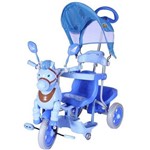 Triciclo com Capota Cavalinho Azul Belfix