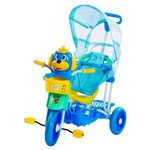 Triciclo Gangorra com Capota Azul - Bel Fix