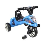 Triciclo Infantil Azul Miniciclo Belfix com Luz
