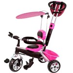 Triciclo Infantil com Capota Super Treck Premium 9003 Rosa - Belfix