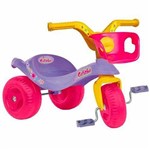 Triciclo Infantil Mototico Gatinha Leva Boneca Bandeirante