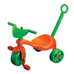 Triciclo Infantil Tchuco Dinossauro com Haste - Samba Toys