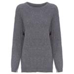 Tricô Sweater Banff Mescla Escuro - Tam. P