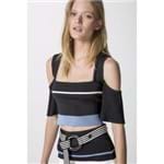 Tricot Cropped Listra Costa Unica - G