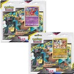 2 Triple Pack Pokémon Sol e Lua União de Aliados Ultra Necrozma e Deoxys Copag Cards Cartas - Suika