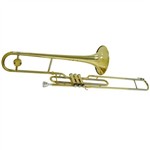 Trombone de Pisto Longo Bb 3 Pistões Tjs6424l Shel