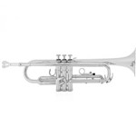 Trompete Yamaha Ytr 2330s - Prata, C/ Estojo, Afinação Bb