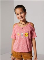 Tshirt Emoji Rosa M
