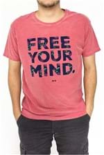 Tshirt Free Your Mind M - Vermelho
