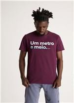 Tshirt Silk um Metro e Meio Roxo G